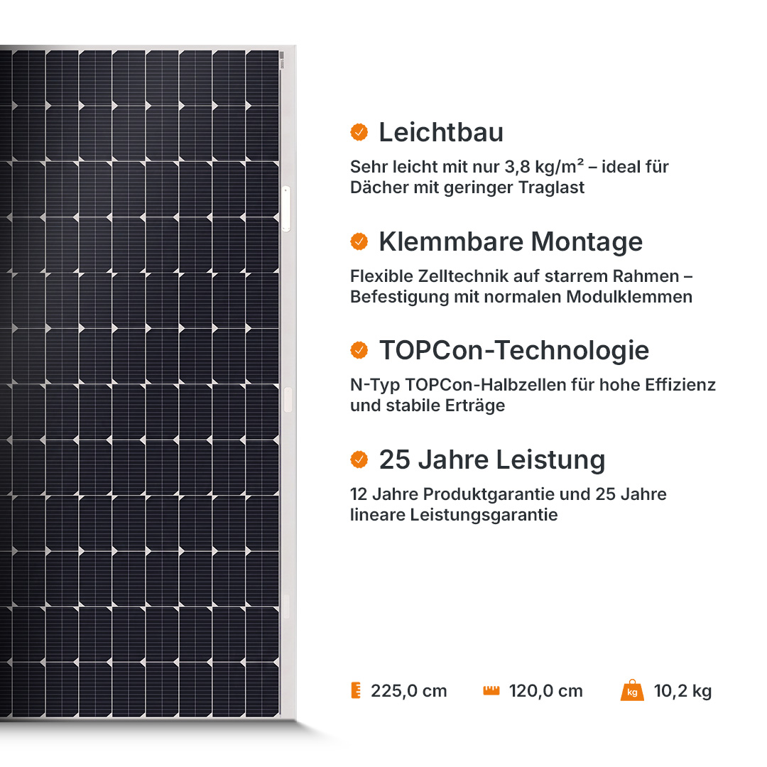 ZKFN 560W SolarNoah Pro B1 012B-560 – Container mit 792 Modulen – Preis auf Anfrage