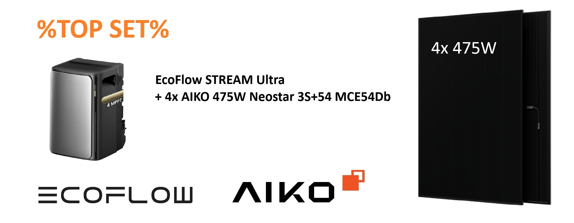 ⚡BALKONKRAFTWERK⚡ 1900W AIKO + EcoFlow STREAM Ultra