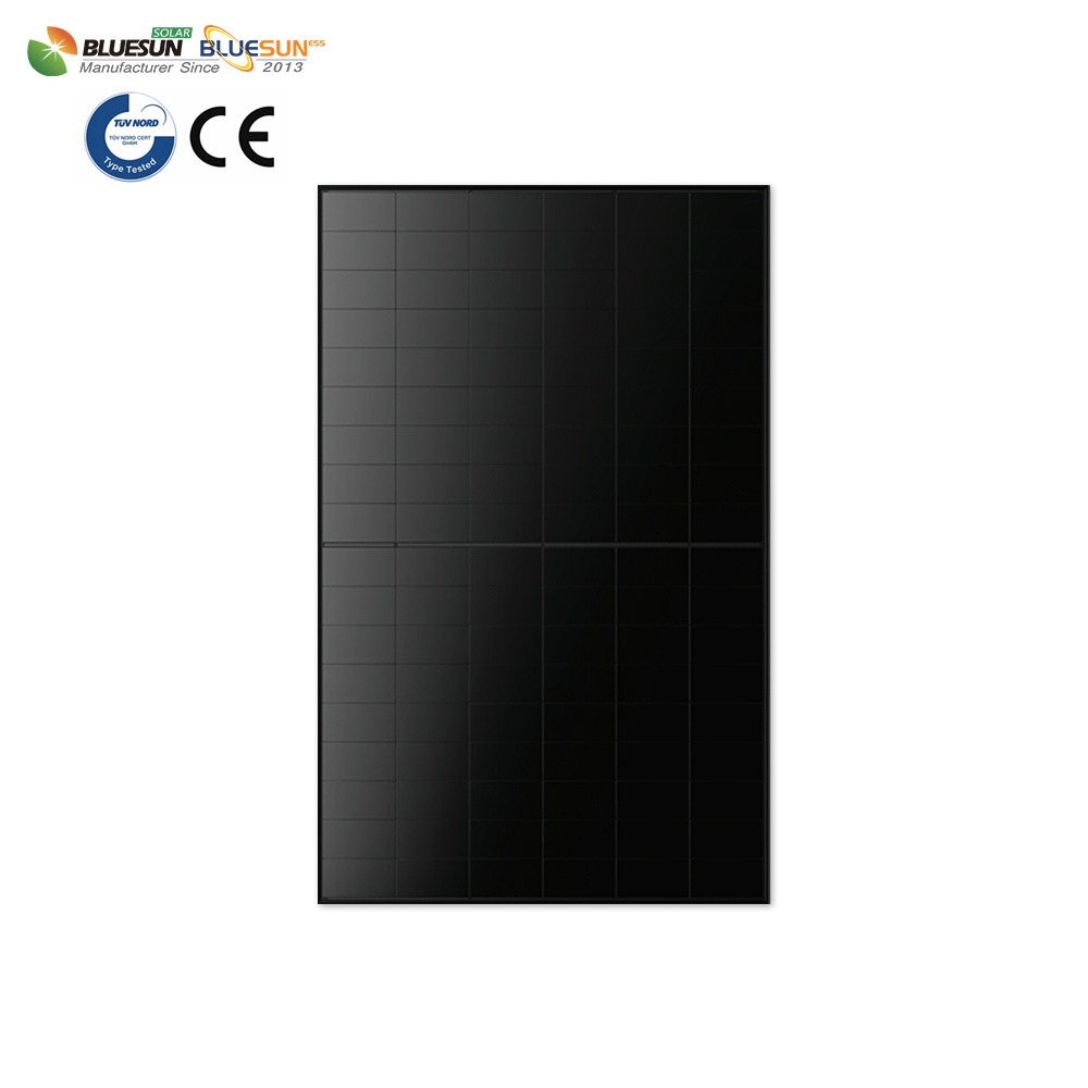 BLUESUN 480W BSM480M10-54HJBHPBC 2.0 Bifaziales Solarmodul Full Black