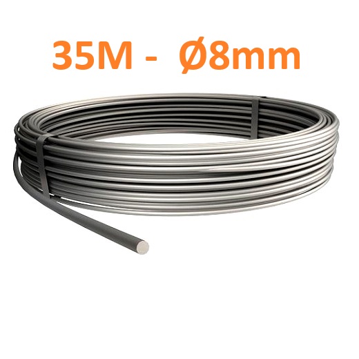 Aluminium-Blitzschutzdraht Ø8mm - 35M