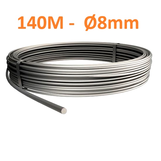 Aluminium-Blitzschutzdraht Ø8mm - 140M 