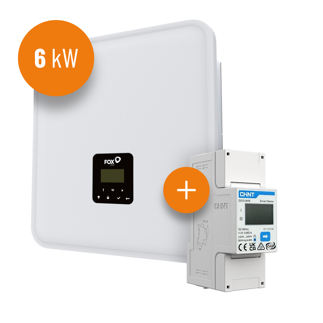 Fox ESS H3-6.0-E Hybrid Wechselrichter (inkl. Smartmeter)