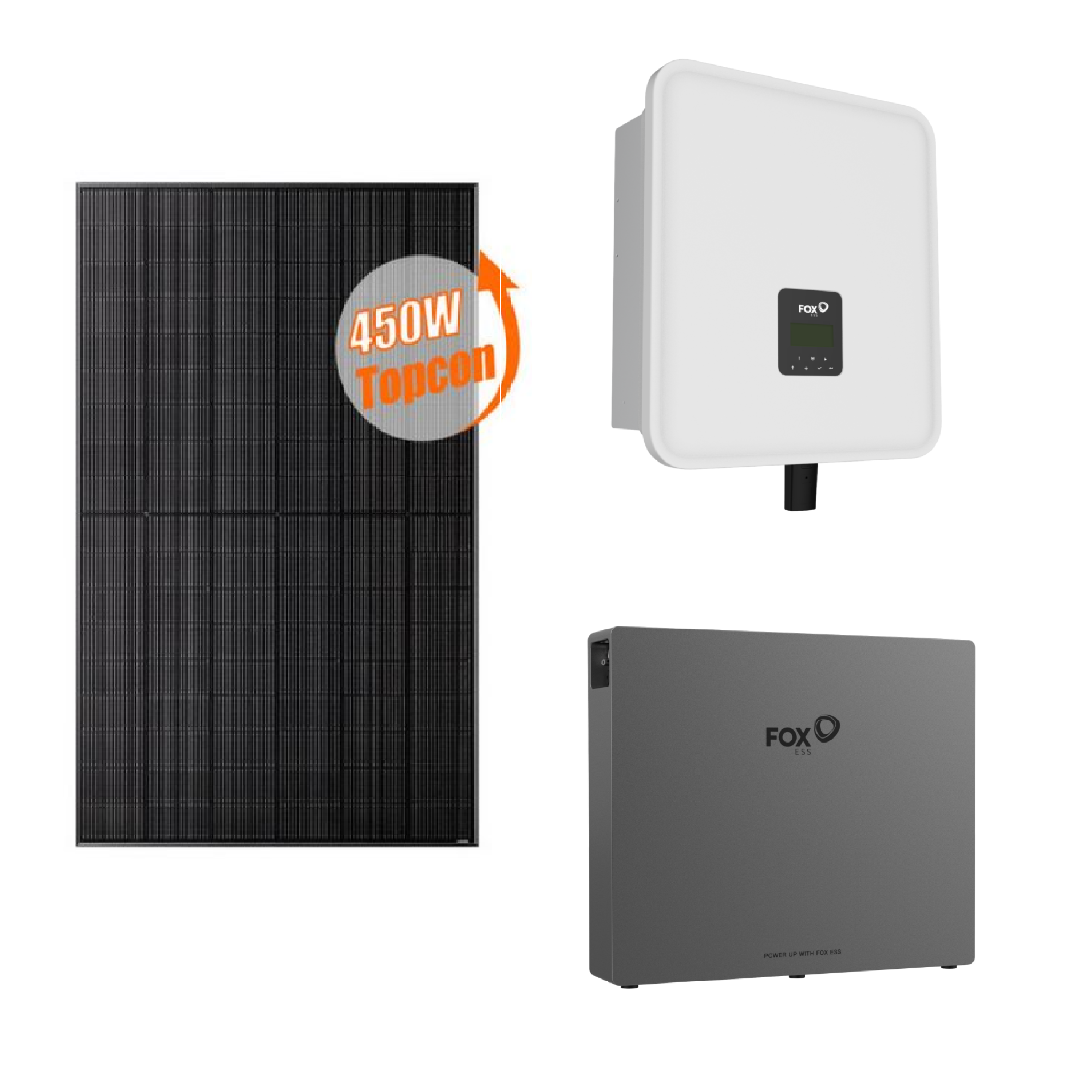 Photovoltaik Komplettanlage 10 kWp mit 10 kWh Speicher