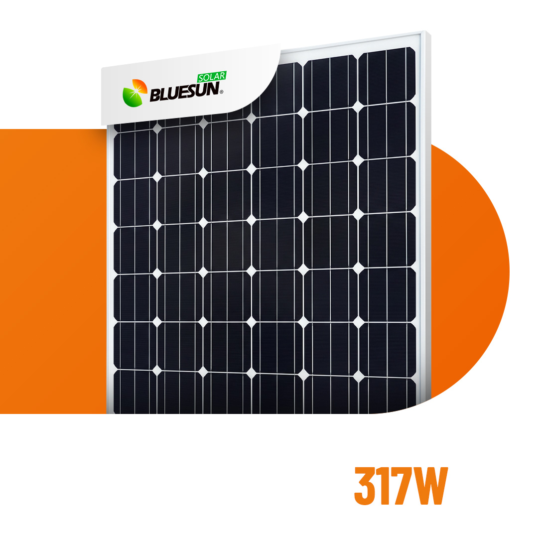Bluesun Solar 317W Monokristallines Solarmodul SFG-44-M6-317W