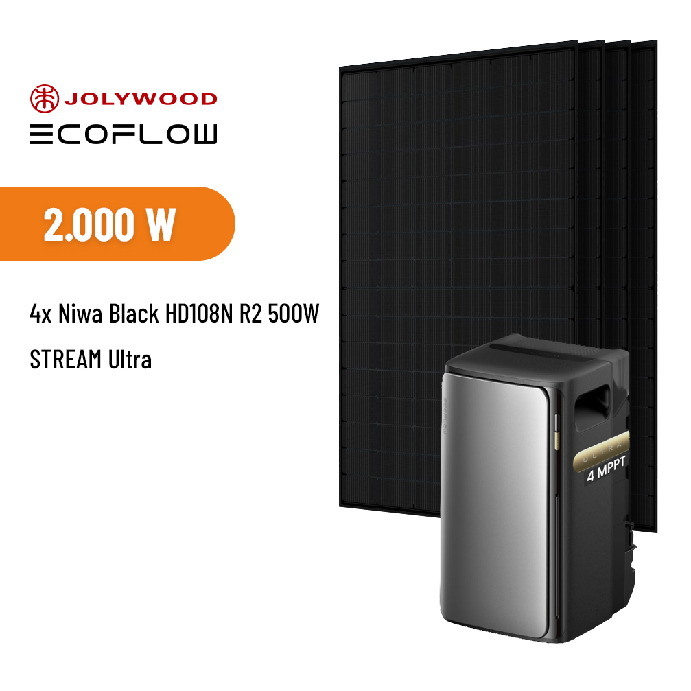 ⚡BALKONKRAFTWERK⚡ 2000W JOLYWOOD + EcoFlow STREAM Ultra