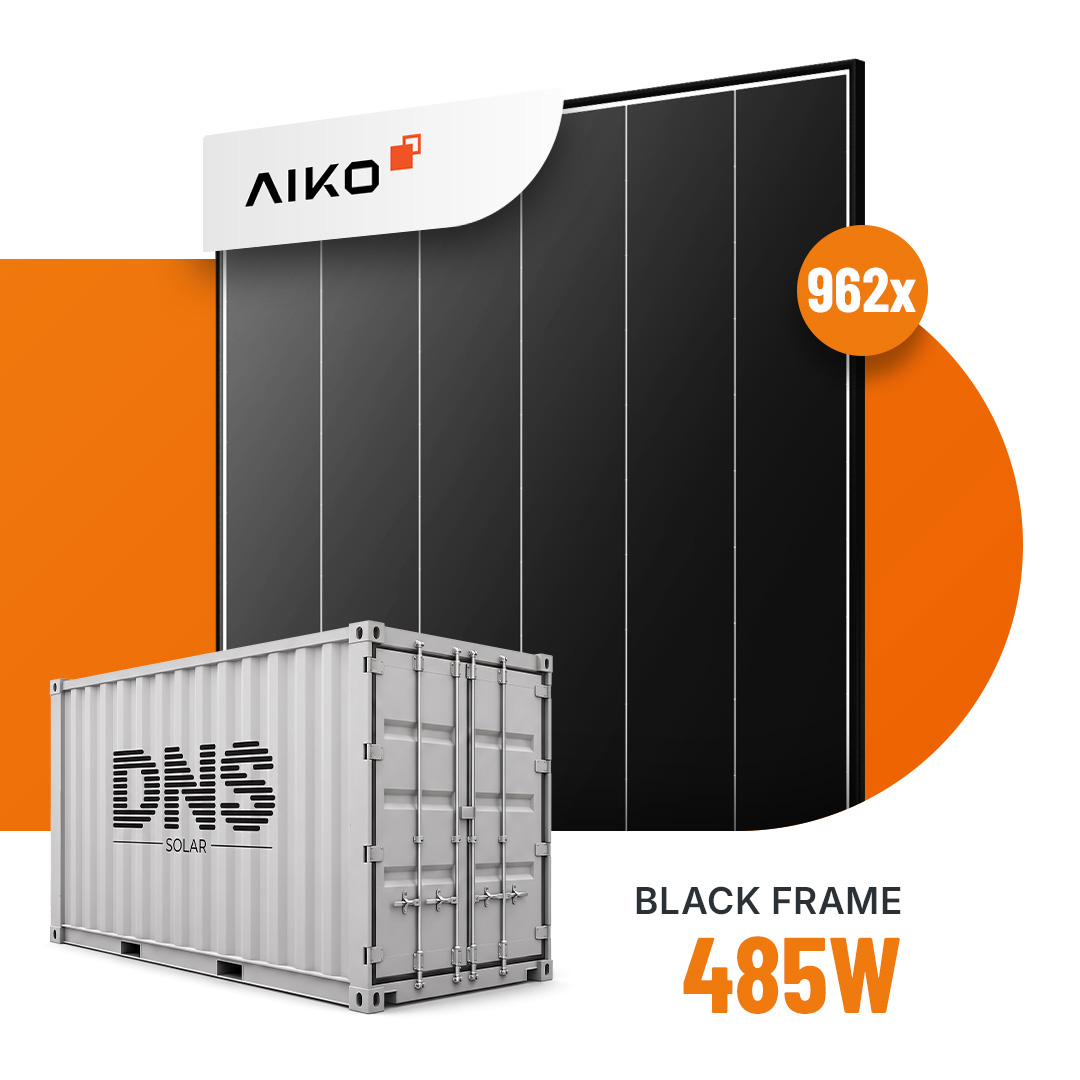 AIKO Solar 485W Neostar 2P+48 A485-GRH48Dw – Container mit 962 Modulen – Preis auf Anfrage