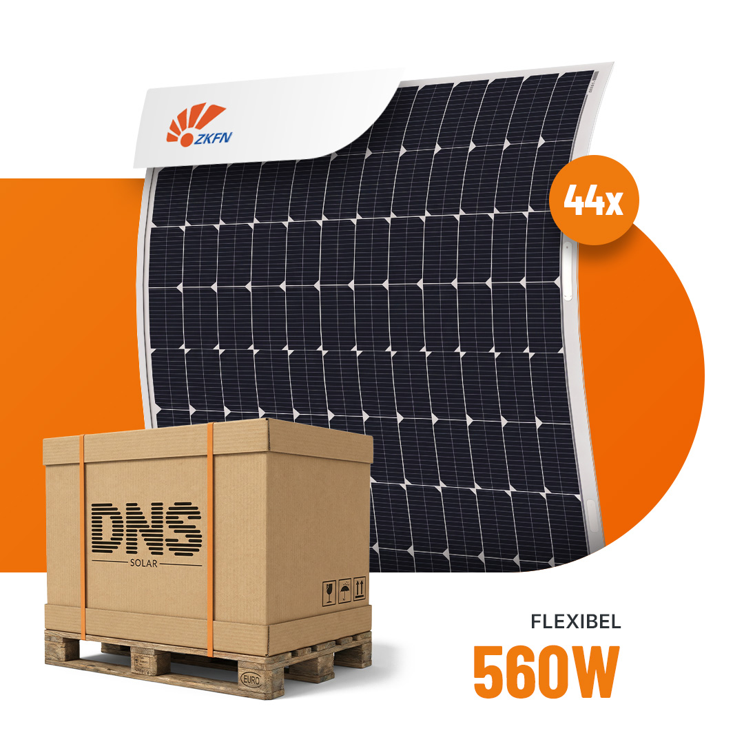 44x ZKFN 560W SolarNoah Pro Flexibel Solarmodul B1 012B-560