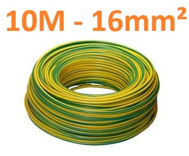 10m Erdungskabel PV H07V-K 16,0 GG