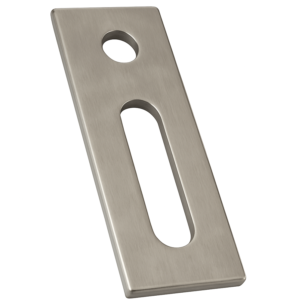 Adapterblech aus Edelstahl A2 für M10 Stockschrauben