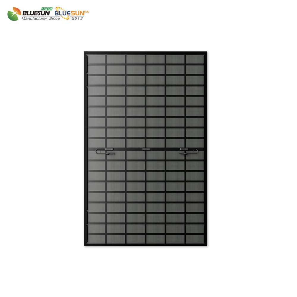 BLUESUN 480W BSM480M10-54HJB HPBC 2.0 Bifaziales Solarmodul Glas/Glas Full Black
