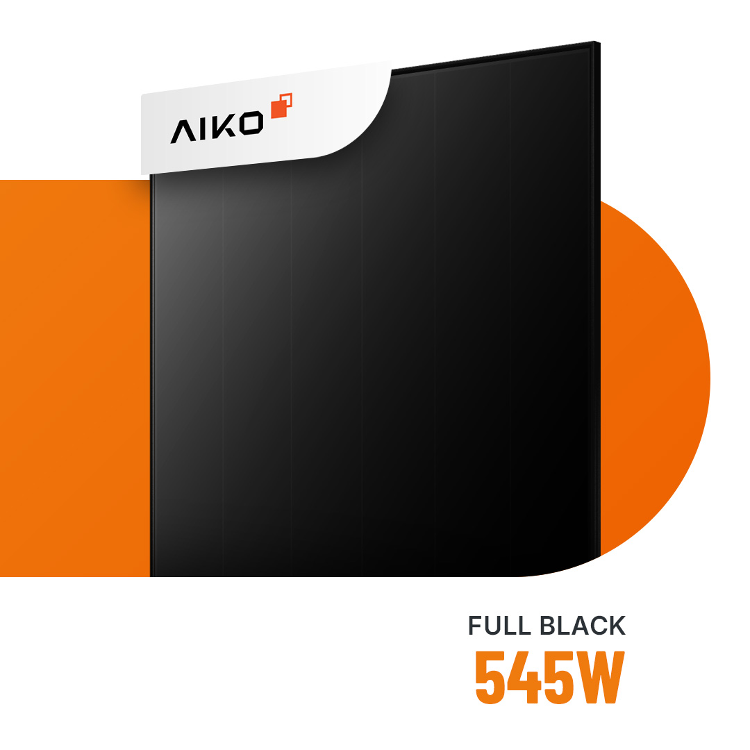 AIKO Solar 545W Neostar 3S+60 Glas-Glas Full Black Solarmodul A-MCE60Db