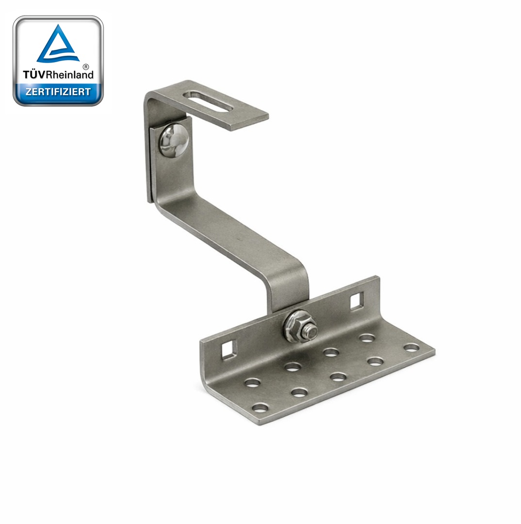 Dachhaken 3-fach verstellbar inkl. Schrauben als Set - Montagefertig