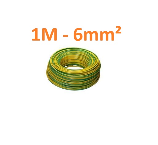1m Erdungskabel PV H07V-K 6,0 GG