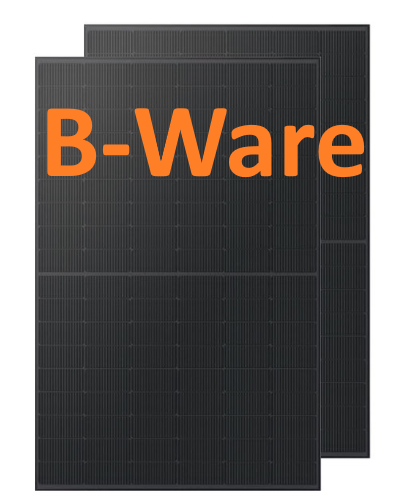 B-Ware BLUESUN 450W FULL BLACK HALF CELL TOPCON BSM450M10-54HNH GLAS-GLAS Bifacial N-Type