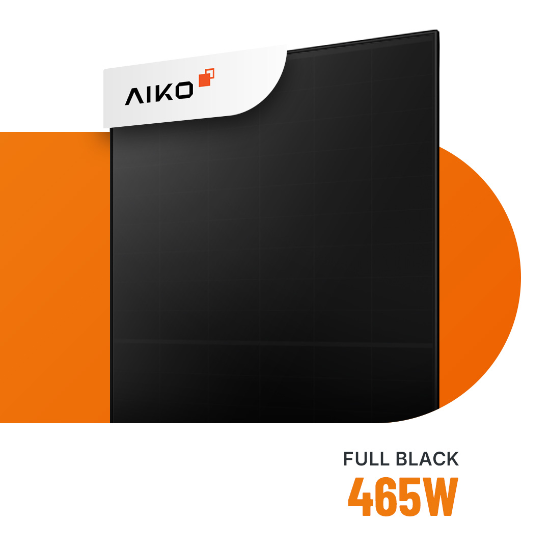 AIKO Solar 465W Neostar 2S+ Glas-Glas Full Black Solarmodul A-MAH54Db