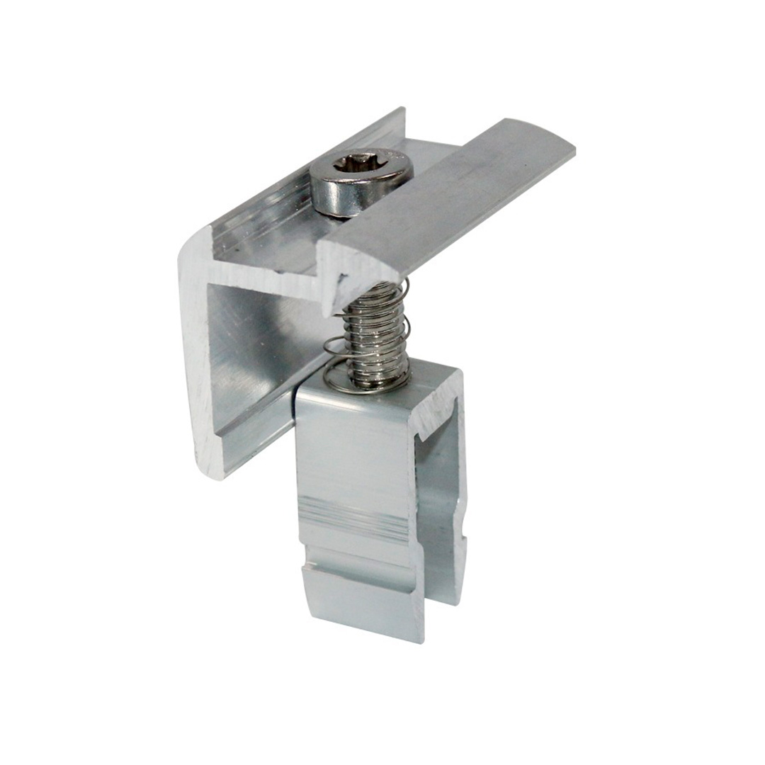 Endklemme Klicksystem Silber 30mm - 35mm