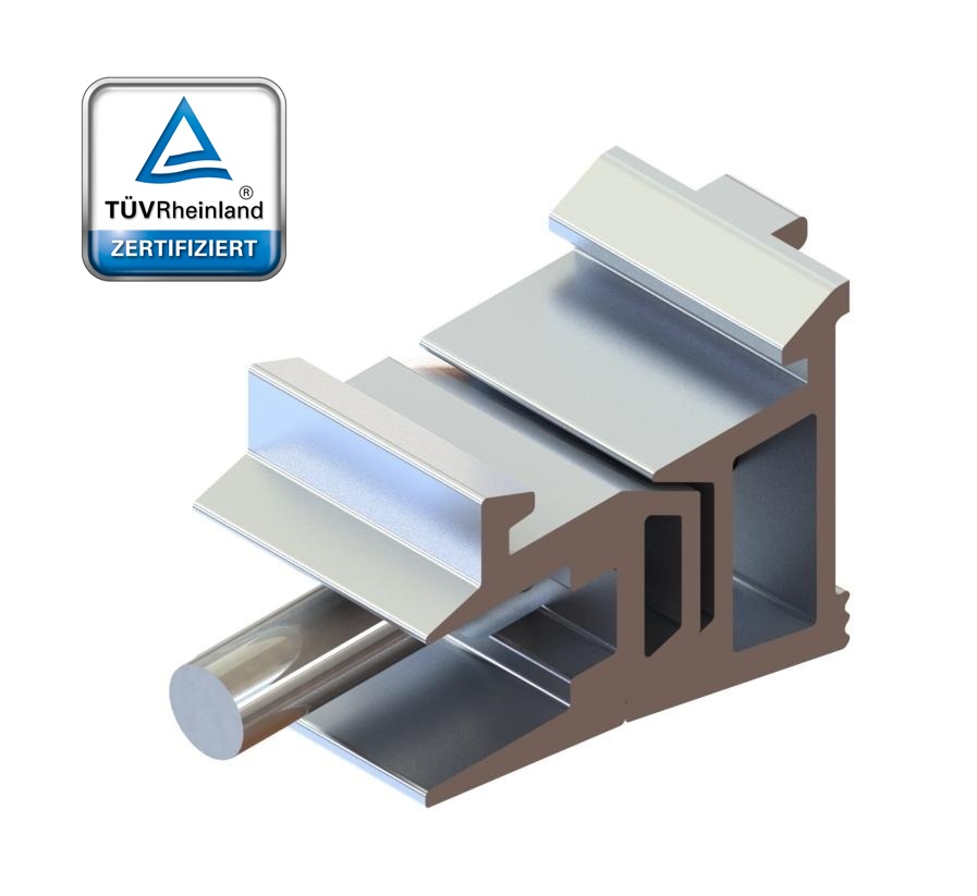  Schienenklemme patentiertes Klicksystem HQ "Easyklick"