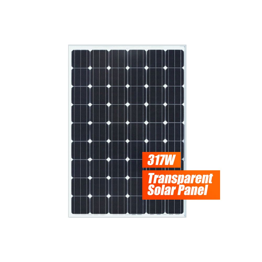 BLUESUN 317W SFG-44-M6-317W BIPV transparentes Solarmodul – Ästhetik trifft Energieeffizienz