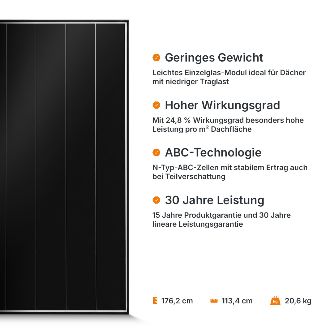 AIKO Solar 495W Neostar 3P54 A495-MCE54Mw – Container mit 962 Modulen – Preis auf Anfrage