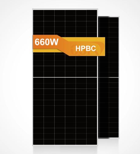 BLUESUN 660W BSM660M10-72HJB HPBC 2.0 Bifaziales Solarmodul Glas/Glas Black Frame