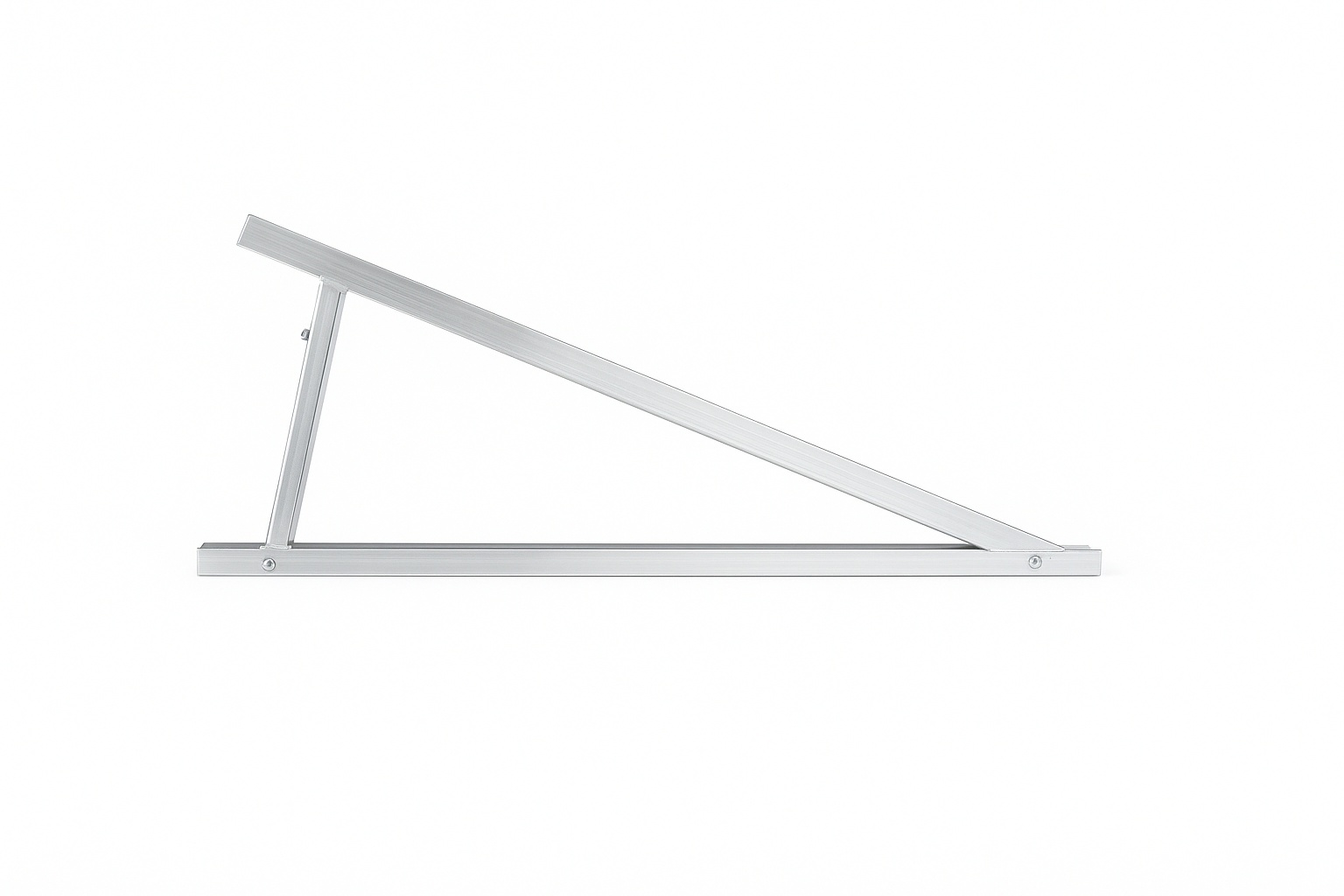 Flachdachhalterung aus Aluminium einstellbar 10-30°, silber